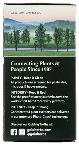 Olive Leaf – Suporte Tradicional à Saúde Imunológica – Suplemento para o Sistema Imunológico com Extrato de Folha de Oliveira e Oleuropeína – 60 Cápsulas Líquidas Veganas de Fitoterápicos - Gaia Herbs