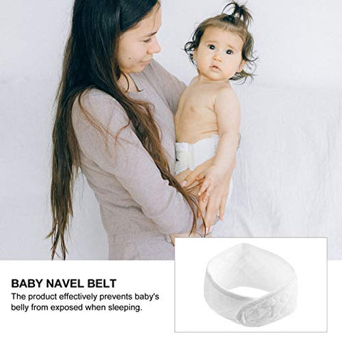 10 Faixas de Barriga Infantil em Algodão para Recém-Nascidos – Suporte para Cintura do Bebê e Cobertura Quente do Umbigo - Healifty