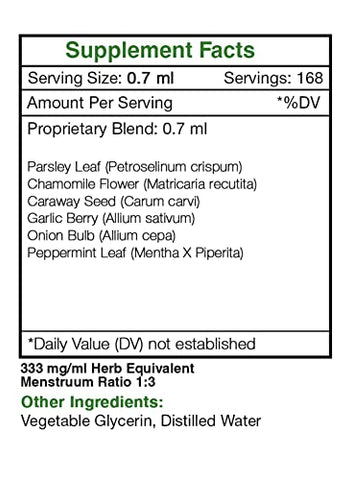 Secrets of the Tribe - Segredos da Tribo – Fórmula Resgate Intestinal, Gases e Inchaço, Extrato Líquido Sem Álcool (120 ml)