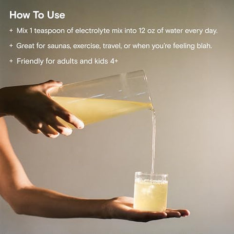 Pó de Eletrólitos Mini Dew – Melancia, 30 Porções – 2 em 1 Eletrólitos - Moon Juice