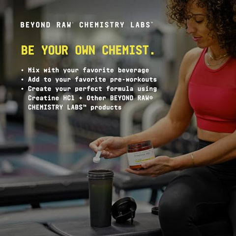 Chemistry Labs Creatine HCl em Pó | Potencializa Força e Desempenho Muscular | Grau Laboratorial | 60 Porções - BEYOND RAW