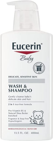 UVUBXT - Eucerin Baby Wash: Higiene suave para a pele do seu bebê – 200ml