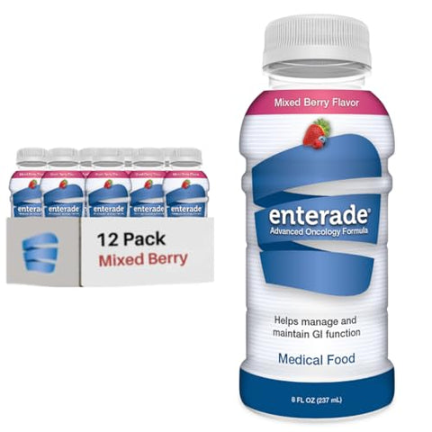 enterade - Enterade AO Mixed Berry, 12 Pack – Bebida de Suporte ao Cuidado, 8 oz (240 ml) Frascos (12 Pack)