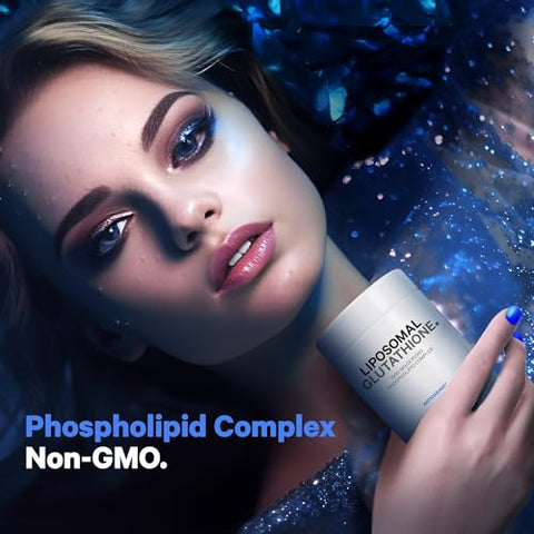 Liposomal Glutationa 1000 mg – Alta Potência – Entrega Lipossomal – L-Glutationa – Fosfolipídios – Sem OGM, Sem Glúten – 60 Cápsulas - Codeage