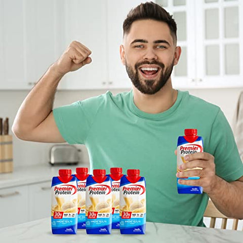 The Award Box - Premier Shake de Alta Proteína, Pack de Variedade Chocolate e Baunilha, 330 ml, 6 de cada sabor (12 Pack) na Caixa de Prêmios