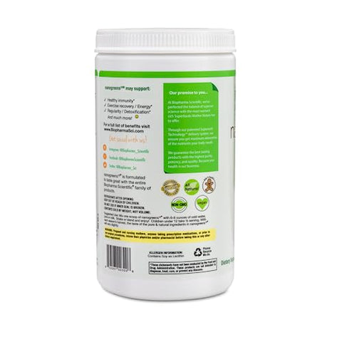 NanoGreens: Superfood de Frutas Verdes – 100g - Biopharma Scientific