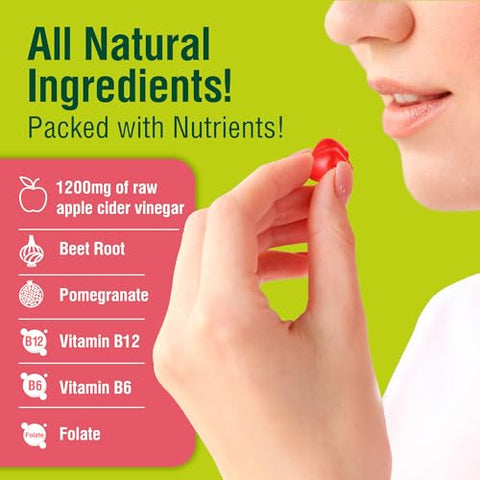 NutriKrisp - Gummy Keto ACV para Perda de Peso Avançada  | Fórmula Avançada com Vinagre de Maçã | 100% Natural e Eficaz | Resultados Rápidos e Duradouros