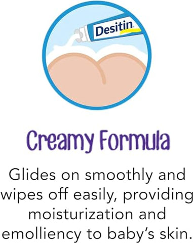 Desitin - DESITIN Creme para Assaduras com Óxido de Zinco Rápido Alívio 120g (Pacote com 2)