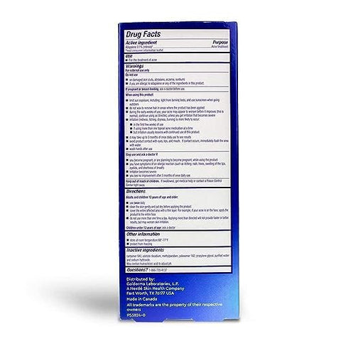 Gel Differin Adapaleno 0.1% Tratamento para Acne, 45g, 180 dias, 2 unidades