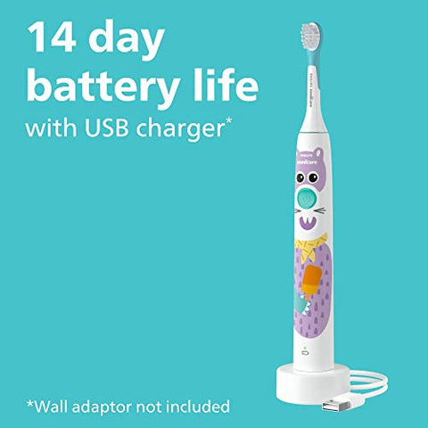 for Kids Edição Pet, Elétrica com Fio, HX3601 – Escova de Dentes Infantil - Philips Sonicare