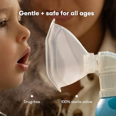 Nasal Inhaler Frida Baby NoseFrida Saline Mist – Alívio de Alergia e Congestão para Bebês e Crianças – Spray Salino Nasal – Inalador Salino Alivia Nariz Entupido e Dor de Garganta