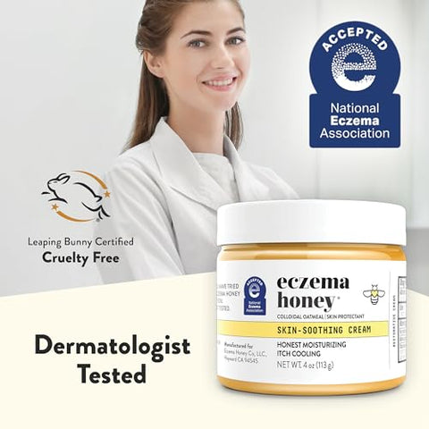 Creme Orgânico ECZEMA HONEY Original para Alívio da Pele – Mãos – 100g
