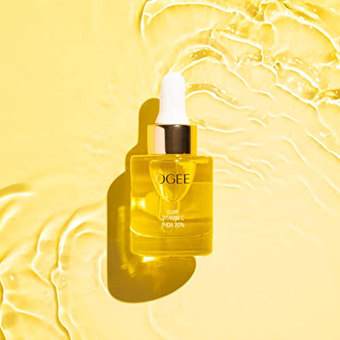 Elixir de Vitamina C THDA 20%% – Soro Facial de Vitamina C Certificado Orgânico – Soro Iluminador de Vitamina C para o Rosto - Ogee