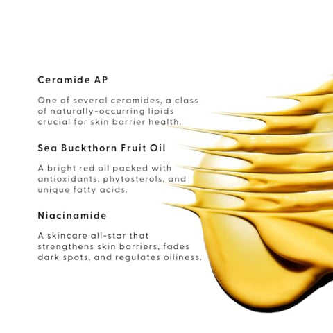 Lipid Gold – Hidratante com Ceramidas Fortalecedoras da Pele, Sérum de Niacinamida, Hidratação – 30ml - Stratia
