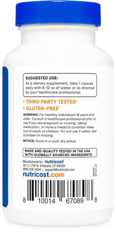 Extrato de Casca de Yohimbe 450mg (9mg Alcaloides de Yohimbina), 120 Cápsulas – Extra Forte, Sem Glúten, Não-OGM - Nutricost