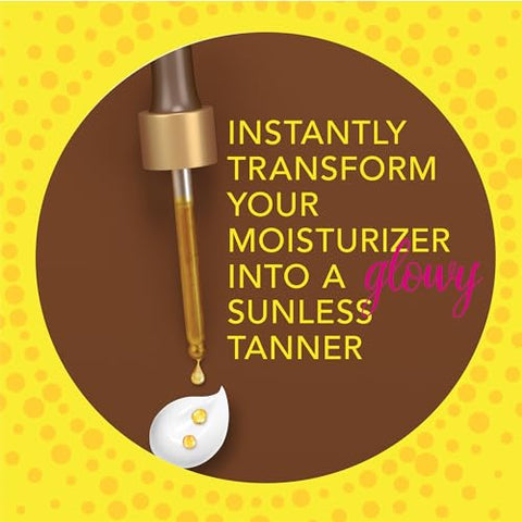 Natural Glow Instant Sun Drops – Bronzeado Sem Sol para Rosto e Corpo – 30ml - Jergens