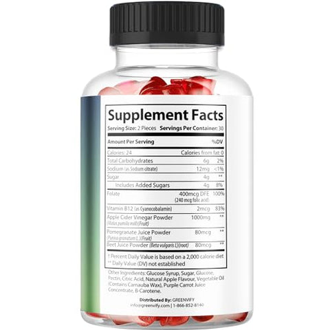 GREENVIFY - Alpilean Keto ACV Gummies Avançado com Fórmula Extra Forte Keto 1 para Suporte de Desintoxicação (60 Gummies) – Alpilean Keto ACV Gummies Avançado com Fórmula Extra Forte Keto 1 para Suporte de Desintoxicação (60 Gummies)