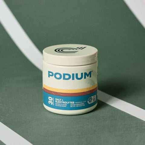 Pó de Eletrólitos de Sal para Treinamento, Limão Tropical, Hidratação Pós-Treino - Podium Nutrition