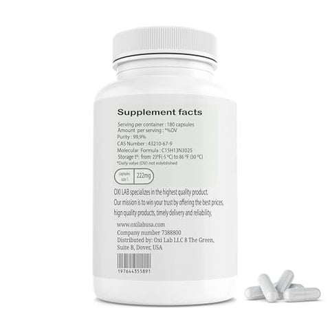 Oxi Lab - Fenbencap 222 | 180 cápsulas | Aumente a visibilidade do produto nos mecanismos de busca