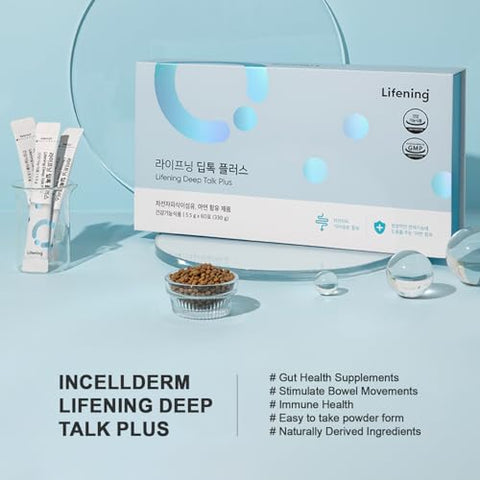 Lifening Deep Talk Plus 5.5g x 60ea | Pó para Saúde Intestinal | Gerenciamento de Peso | K-Beauty - gadi place