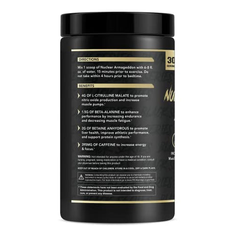 Nuclear Armageddon Pré-Treino em Pó para Homens – Explosão de Energia e Desempenho Máximo - Anabolic Warfare