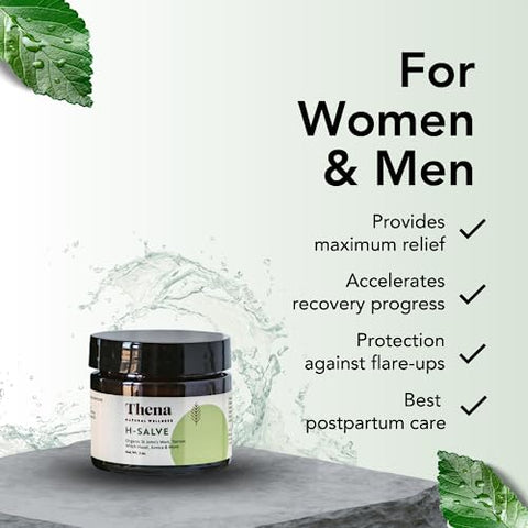 THENA Natural Wellness - Tratamento Intenso para Hemorroidas Creme 100% Natural – Marca Intense Hemorrhoid Cream