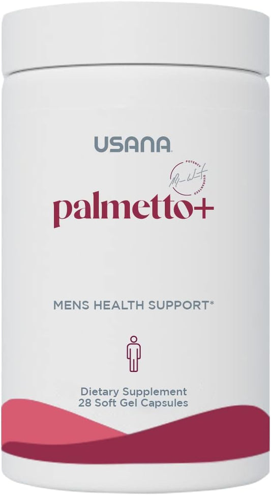 Palmetto Plus – Suplemento de Saw Palmetto para Próstata Masculina (28 Cápsulas) – Tamanho da Porção: 1 Cápsula - USANA