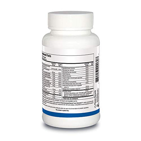 Bio Immunozyme Forte – Multivitamina/Mineral para Apoiar a Função Imunológica Normal e Saudável, Equinácea, Pimenta Caiena, Lactobacillus acidophilus, Probióticos, Aminoácidos – 60 cápsulas - Biotics Research