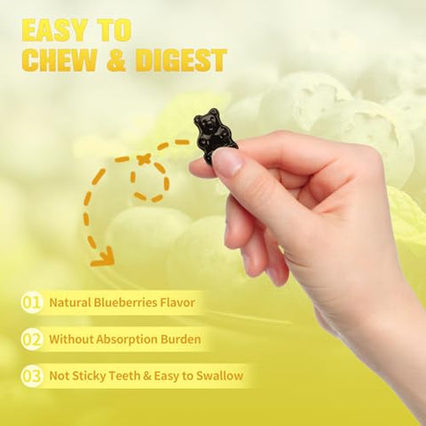 ORGMAX - Shilajit Gummies Orgânicos Puros do Himalaia, 5000MG – Suplemento de Shilajit para Homens