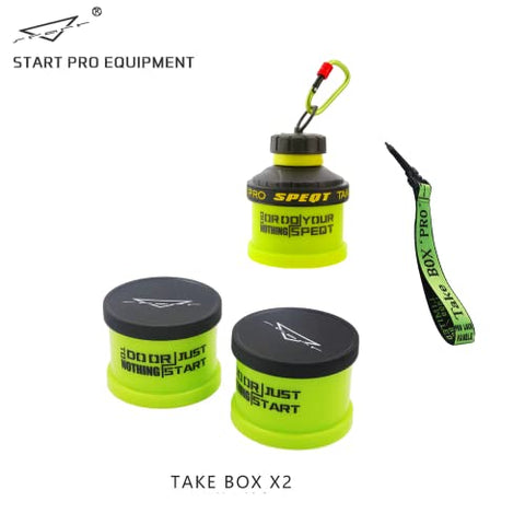 SPEQT - Recipiente Empilhável para Pó de Proteína, com Mosquetão – 500g