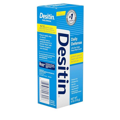 Desitin - DESITIN Creme para Assaduras com Óxido de Zinco Rápido Alívio 120g (Pacote com 2)
