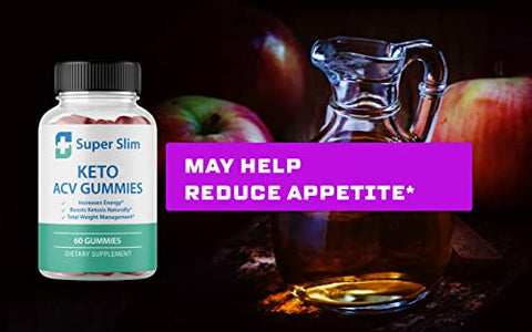 Zonata - Super Slim Gummies de Ursinhos, 120 Unidades, 2 Meses de Fornecimento – Super Slim Ketos