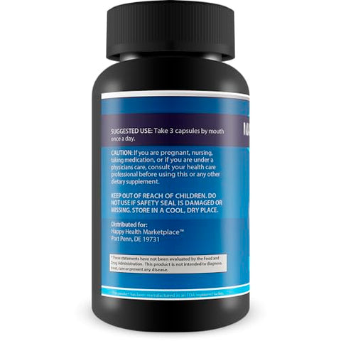 Happy Health Marketplace - Max Metilean Detox Cleanse – Melhor Detox para Mulheres – Limpeza Suave do Corpo Inteiro para Mulheres – Detox para o Intestino das Mulheres – Pílulas de Limpeza do Cólon Detox do Corpo