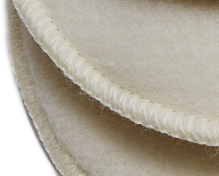 LANACare - Almofadas de Amamentação em Lã Merino, Estilo Softline, Espessura Regular, Tamanho Mini – 3 pol. de diâmetro