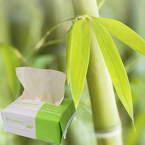careboree - 400 Unidades de Lenços de Algodão Multiuso Careboree Não Branqueados para Bebês, Tamanho Pequeno, Sem Perfume