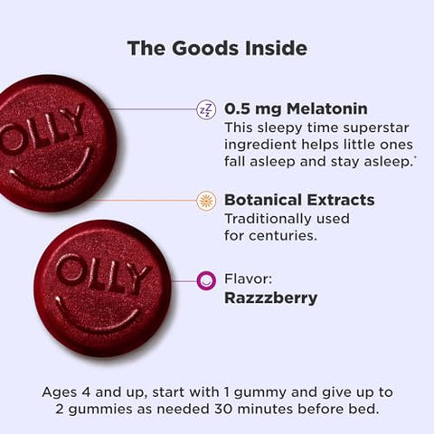 Kids Chillax Gummies – L-Theanine, Magnésio, Melissa – 50 Unidades - OLLY