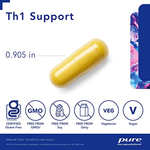 Th1 Support | Estimula uma Resposta Imune Celular Saudável Predominantemente Th1 | 120 Cápsulas - Pure Encapsulations