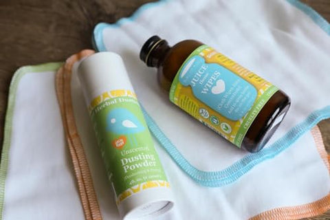 BALM! Baby - Concentrado de Solução para Lenços de Pano 100% Natural | Frasco de Vidro | Fabricado nos EUA