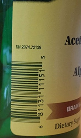 Acetyl L-Carnitine 800mg + Alpha Lipoic Acid 400mg, 50 Cápsulas | Compre Agora! - Spring Valley
