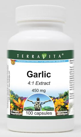 Terravita - Alho 4:1-450 mg (100 Cápsulas) – 3 Pacotes