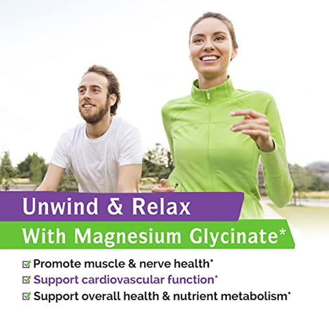 Suplemento de Magnésio Glicinato 500mg, Alta Absorção, Marca Innate Vitality – Não-OGM