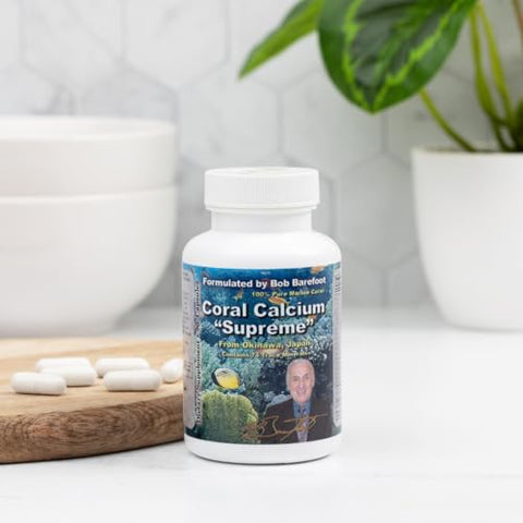 BOB'S BEST - Bobs Best Coral Calcium Supreme I 100% Puro Coral Marinho, 74 Minerais Traços I 90 Cápsulas, Pacote com 2 – Compre Agora!