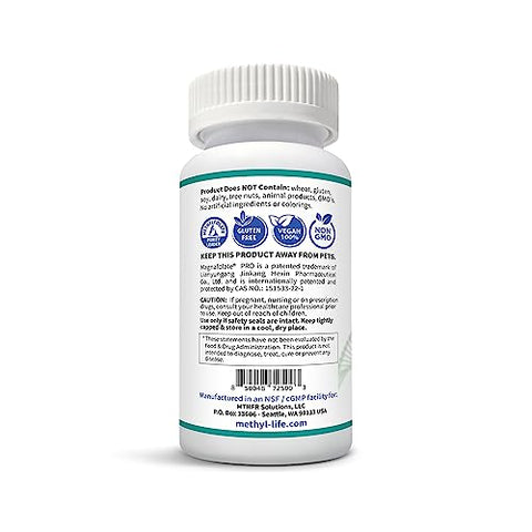 Methyl-Life - Purest L-Methylfolate 15 mg – Fórmula Farmacêutica de Grau Profissional de Força Ativa de Folate – Suprimento de 3 Meses. Mastigáveis. Livre de OGM. Methylfolate Livre de Glúten. Sabor Natural de Hortelã