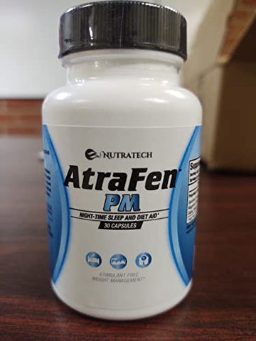 PM – Pílula Noturna para Dieta, Supressor de Apetite e Auxílio ao Sono. Acelera o Metabolismo, Queima Gordura e Controla Desejos Noturnos - Atrafen