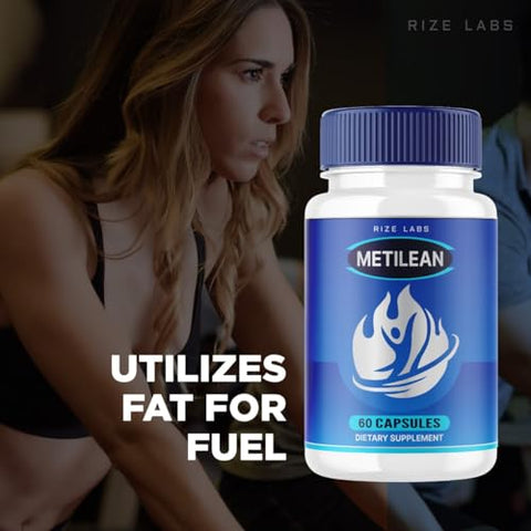 rize labs - Metilean: Suplemento Avançado para Perda de Peso – Fórmula Avançada para Eliminar Gordura Abdominal Persistente – Avaliações de Metilean Pastillas (60 Cápsulas)