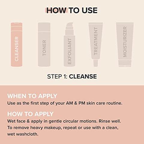 Paula's Choice - Paula’s Choice CALM Ultra-Gentle Cleanser para Pele Sensível, Acalma Vermelhidão, Limpeza Diária para Pele com Rosácea-Prone