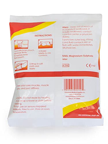 Primacare - PrimaCare PHP-45 Pacote de Aquecimento Instantâneo para Terapia de Calor de Emergência, 4″ x 5″, Embalagem com 24 unidades – Marca PrimaCare