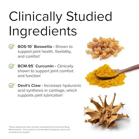 Arthocin – Cápsulas de Boswellia Serrata com Garra do Diabo | Alívio Natural das Articulações - Terry Naturally