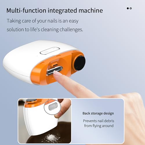 Generic - Aparador de Unhas Elétrico 3 em 1 com Polidor