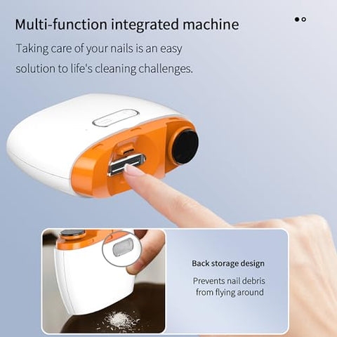Generic - Aparador de Unhas Elétrico 3 em 1 com Polidor